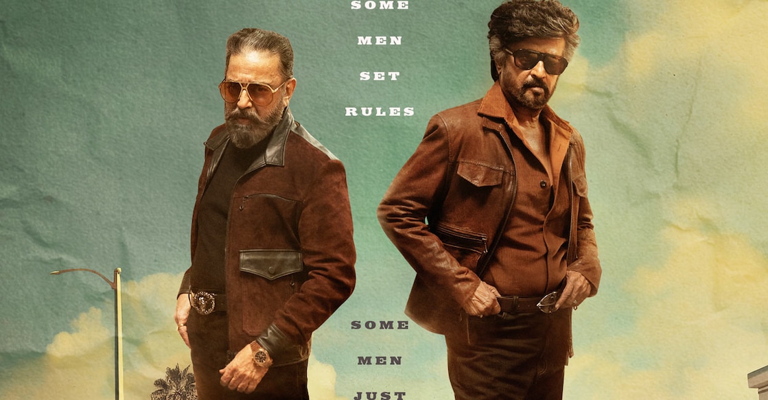 Rajinikanth and Kamal Haasan. Photo: Instagram