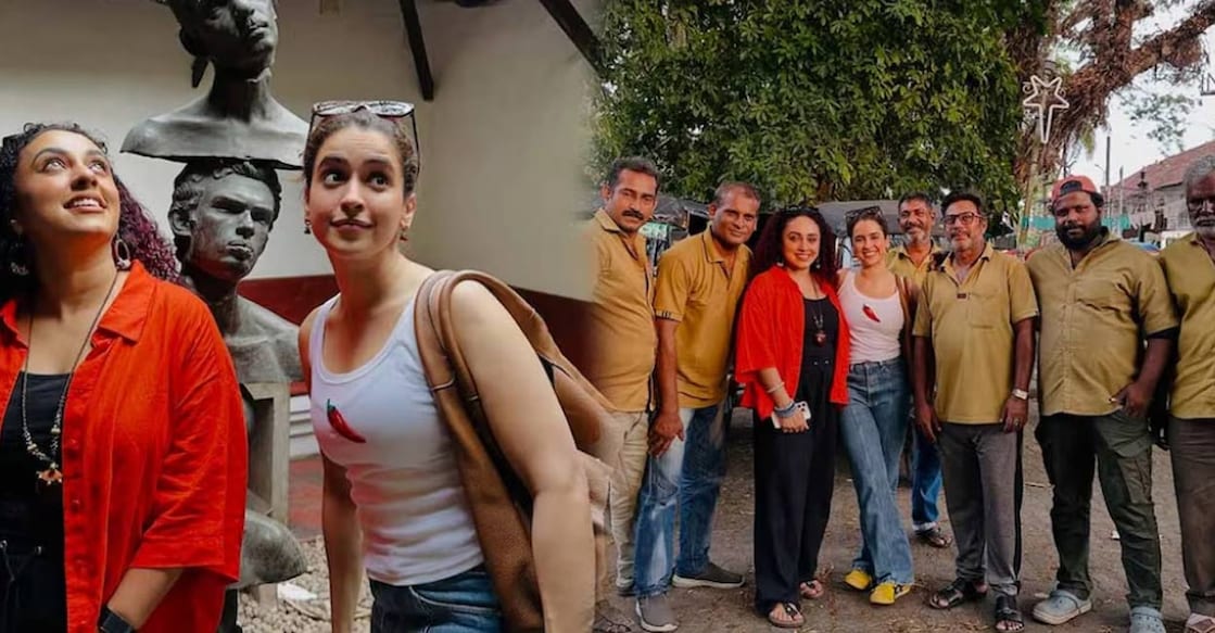 Sanya with Pearle. Photo: Instagram