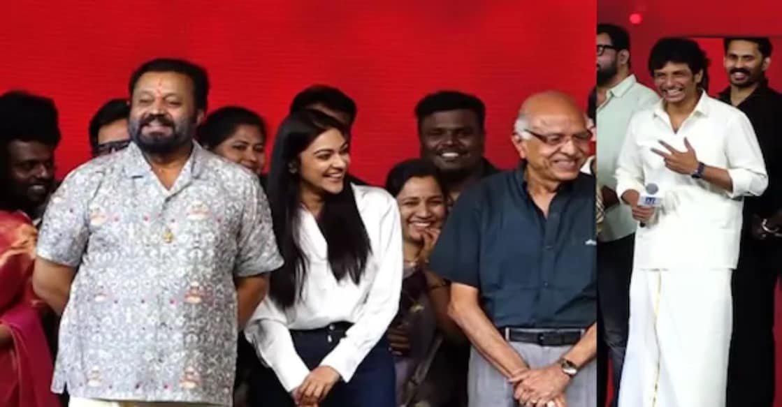As the speech stretched on, videos from the event show Jiiva and several members of the team growing visibly restless, glancing repeatedly at the clock. Photo: Screengrab/YouTube