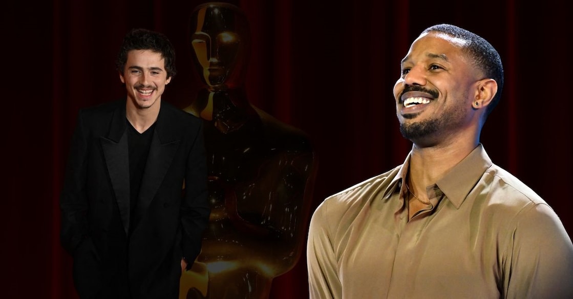 Timothee Chalamet, Michael B Jordan. Photo: AFP