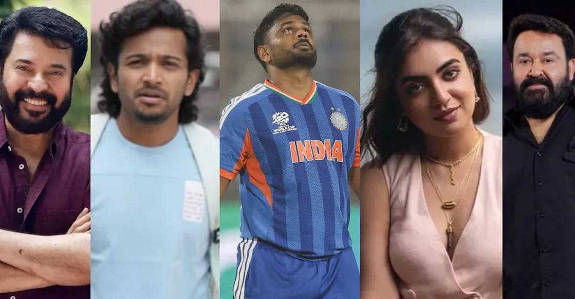 Actors lauded Sanju Samson's performance on social media. Photos: X