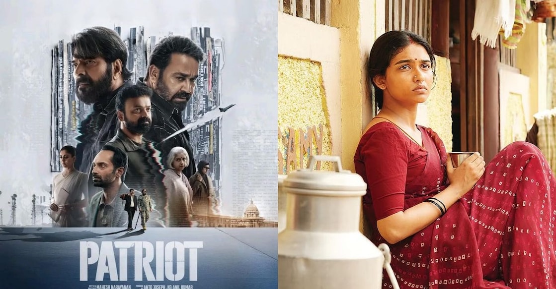 'Patriot' poster, Mamitha Baiju in 'Kara'. Photo: IMDb