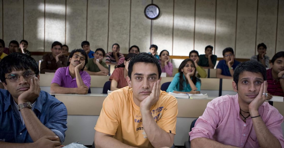 A scene from '3 Idiots'. Photo: Imdb