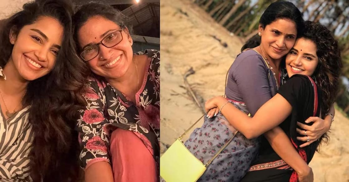 Anupama Parameswaran with her mother. Photo: Instagram