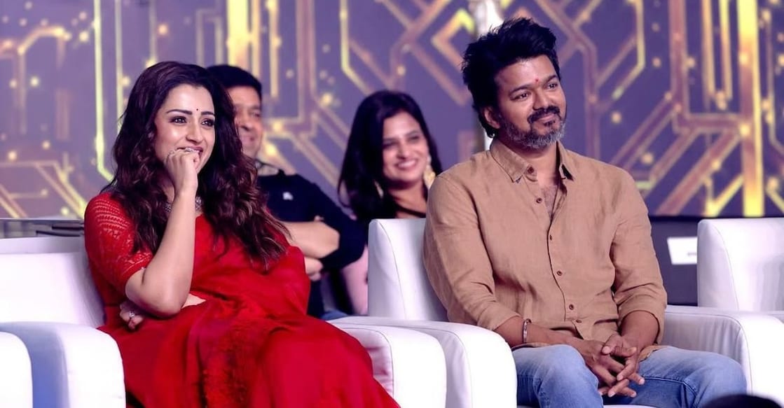 Trisha and Vijay. Photo: Instagram