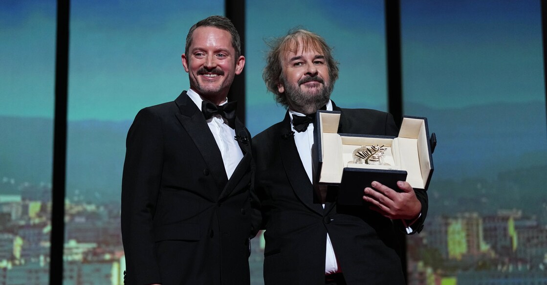 Peter Jackson with Elijah Wood. Photo: PTI