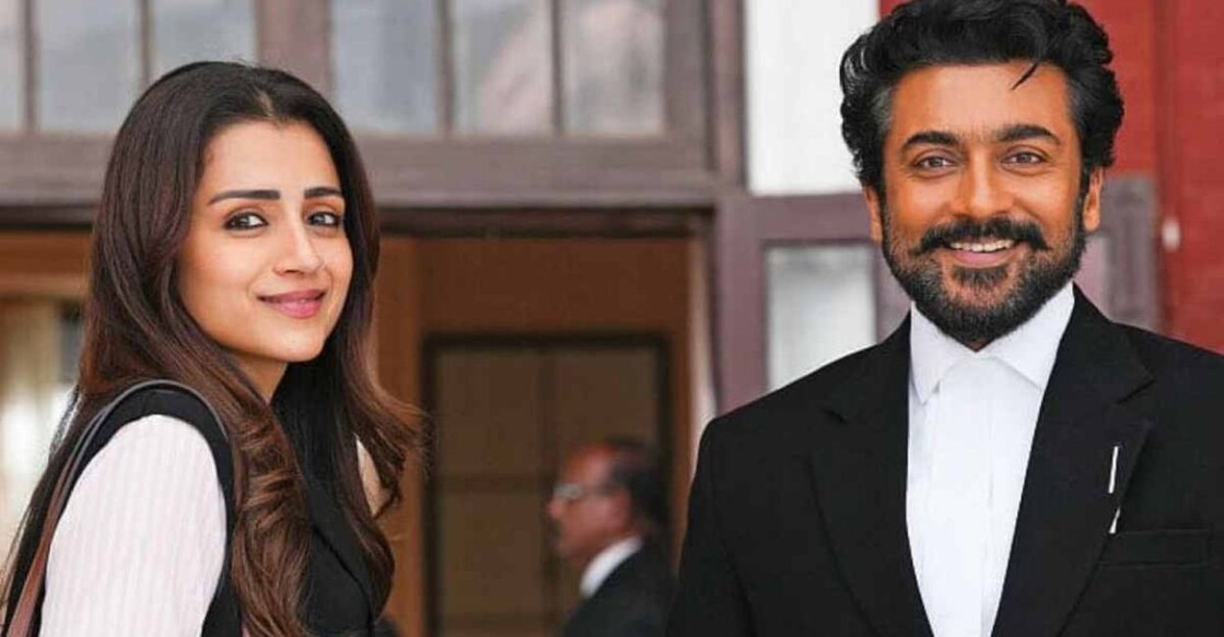 Trisha and Suriya. Photo: X/Anandavikatan
