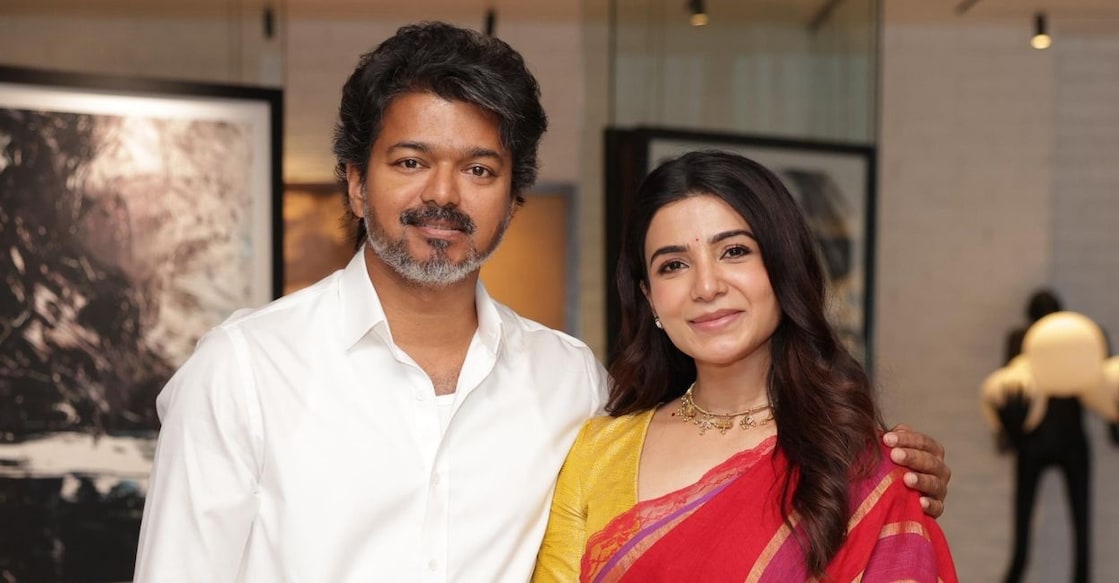 Vijay and Samantha. Photo: Instagram/@samantharuthprabhuoffl
