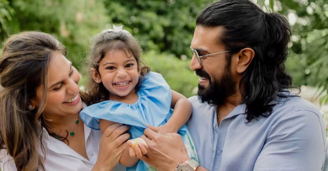 Upasana, Klin Kaara and Ram Charan. Photo: Special Arrangement
