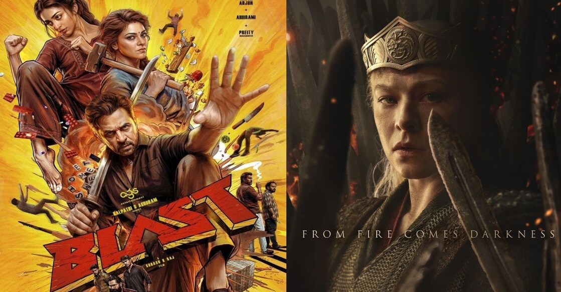 Posters of 'Blast', 'House of the Dragon season 3'. Photo: IMDb
