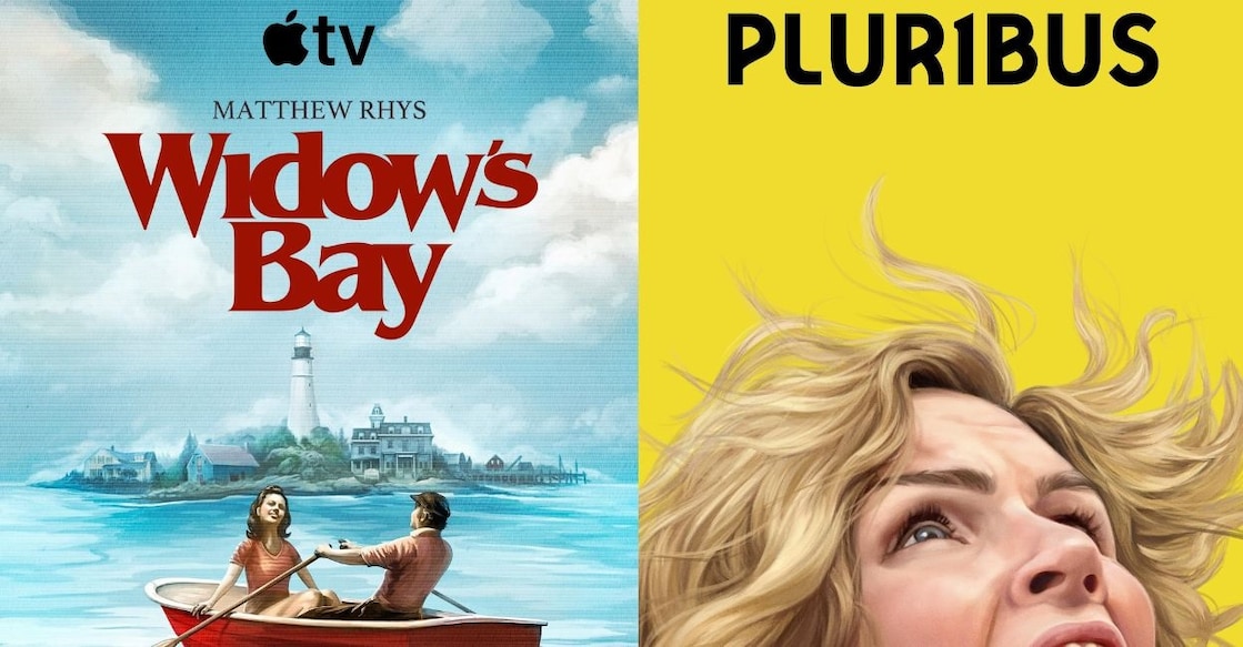 Posters of 'Widow's Bay', 'Pluribus'. Photo: IMDb