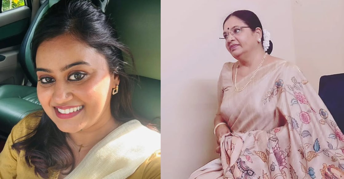 Ansiba said she is hurt by Bhagyalakshmi's criticism. Photos: Instagram: realansibahassan, bhagyalakshmi_official