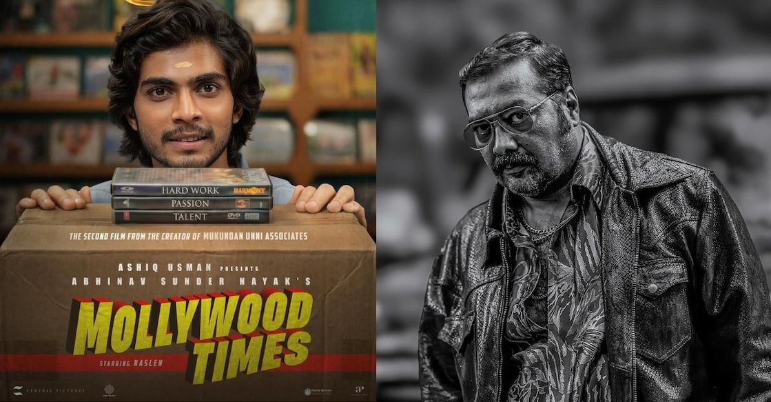 'Mollywood Times' poster, Anurag Kashyap. Photo: IMDb/Instagram/@anuragkashyap
