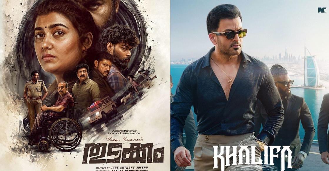 Posters of 'Thudakkam', 'Khalifa'. Photo: IMDb