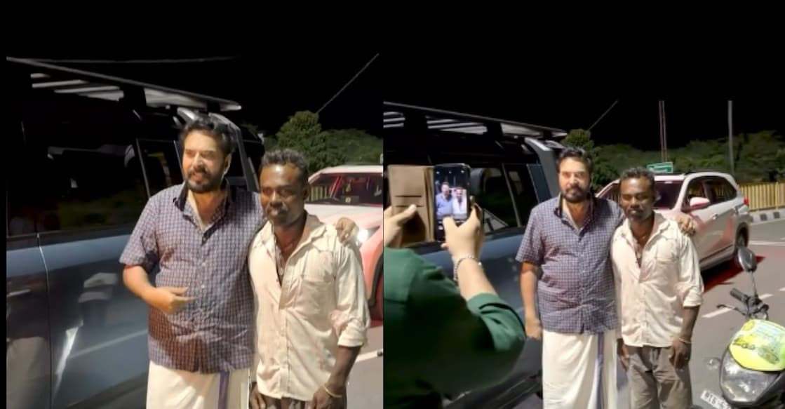 Mammootty and Pandian. Photo: Instagram/@antojoseph