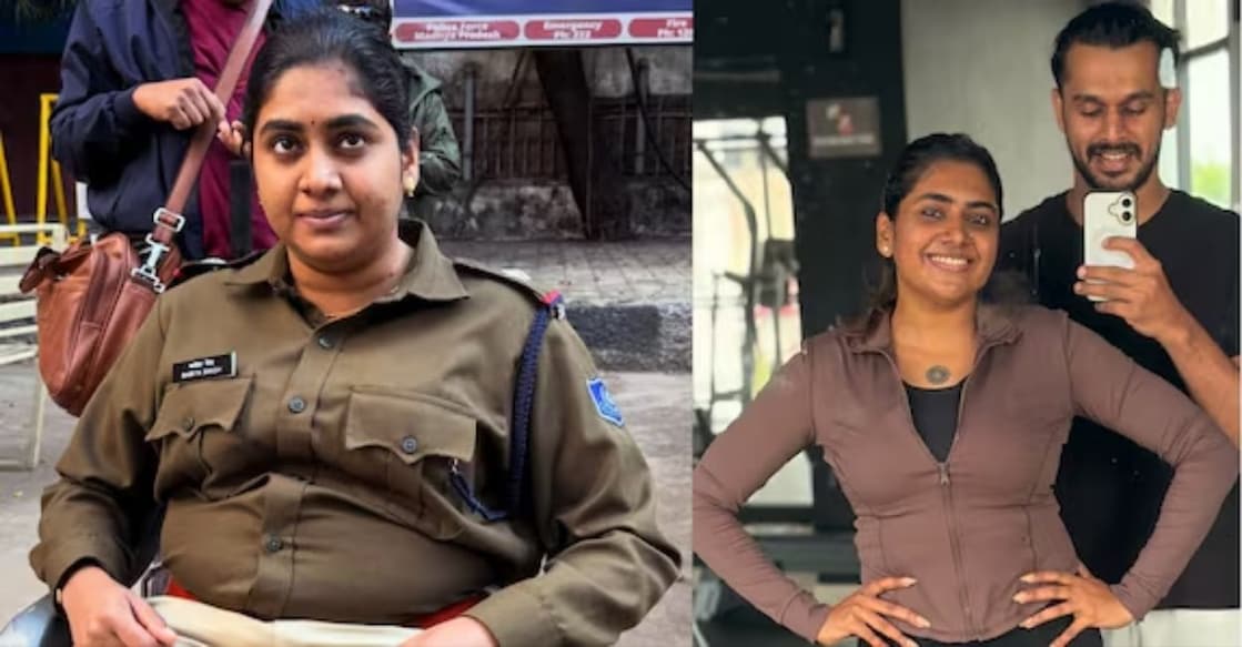 Nimisha took to social media to share pictures from both phases of her transformation, along with a candid account of her weight-loss journey.. Photo: Instagram/@nimisha_sajayan
