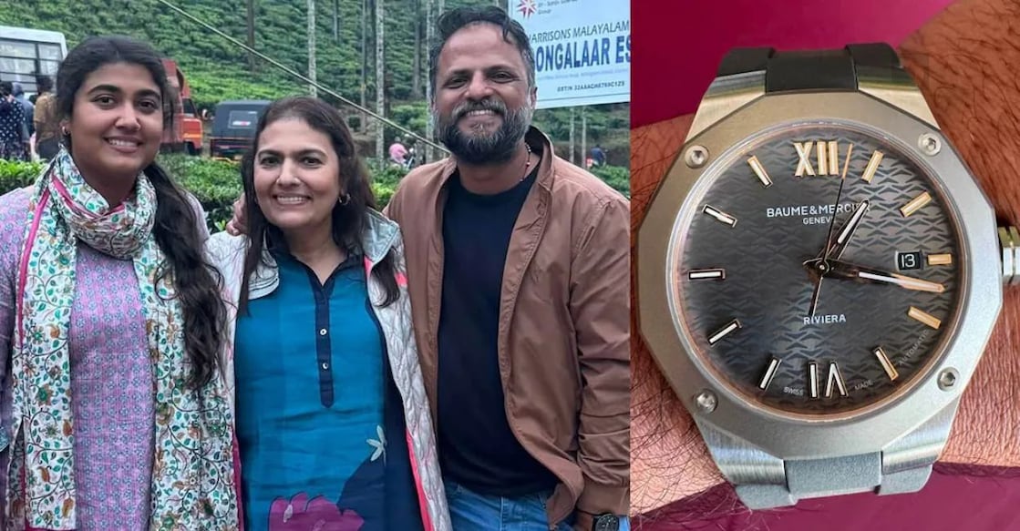 Jude Anthany with Vismaya and Suchitra. Photo: Instagram/@@judeanthanyjoseph
