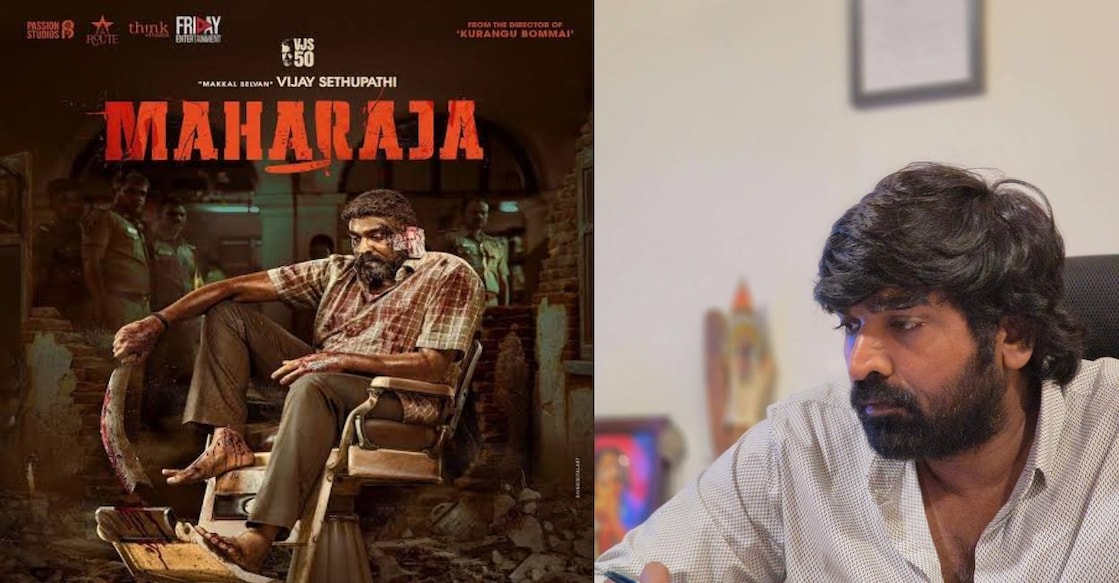'Maharaja' poster, Vijay Sethupathi. Photo: IMDb/Instagram