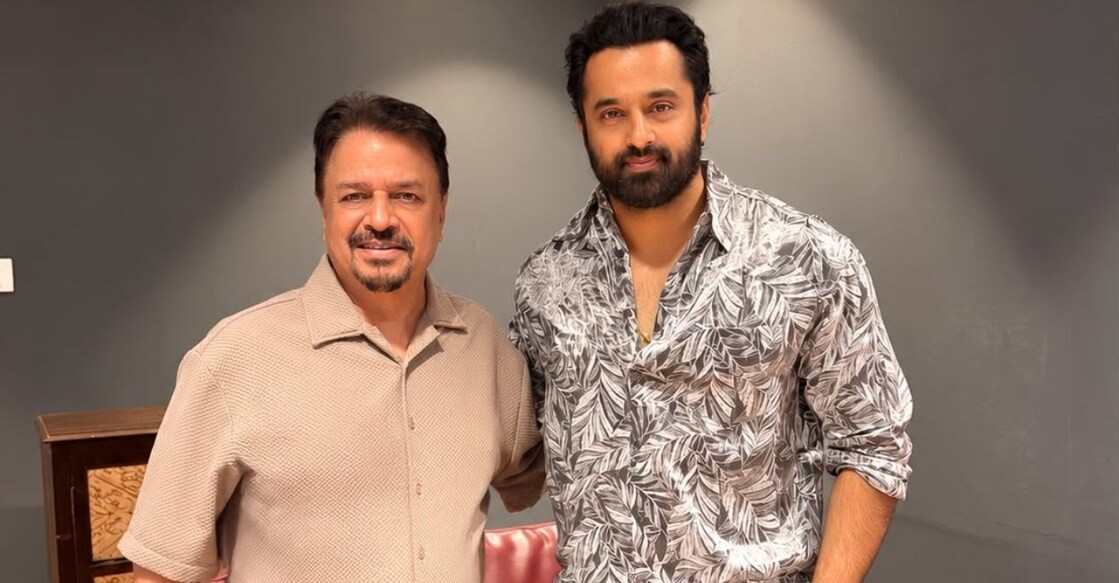 Unni Mukundan with Kumar Mangat Pathak. Photo: Special arrangement