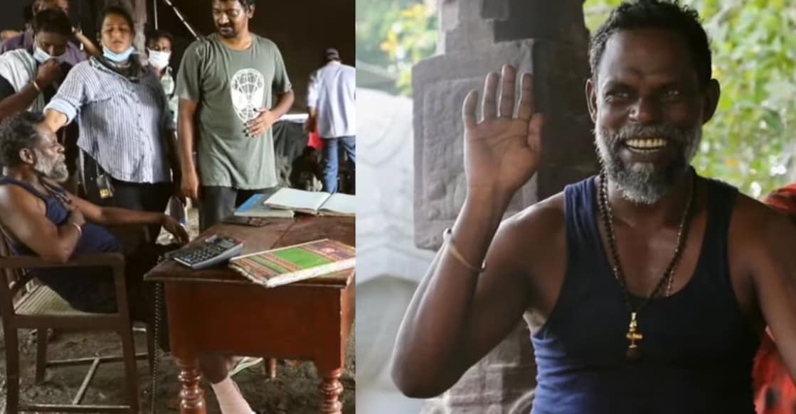 Vinayakan with Nelson during the shoot of 'Jailer.' Photo: Instagram