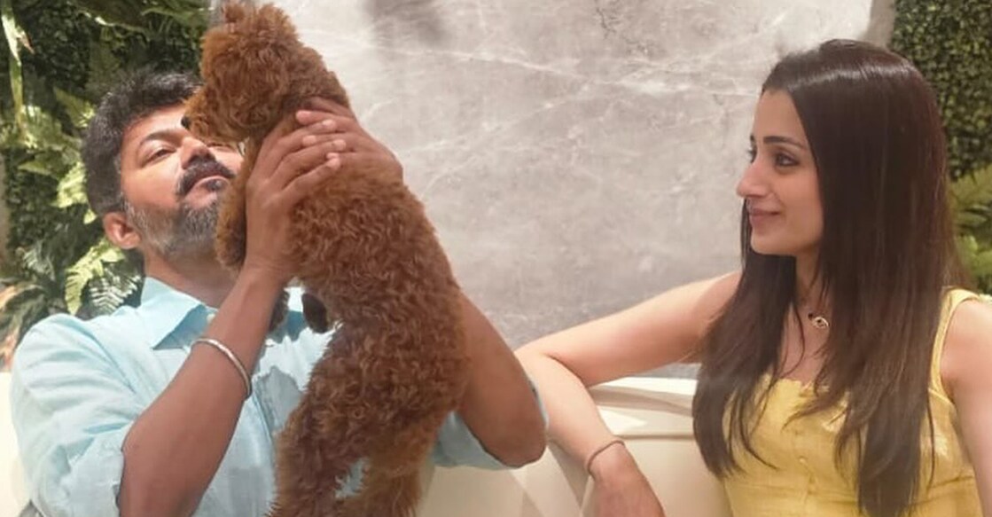 Vijay and Trisha. Photo: Instagram