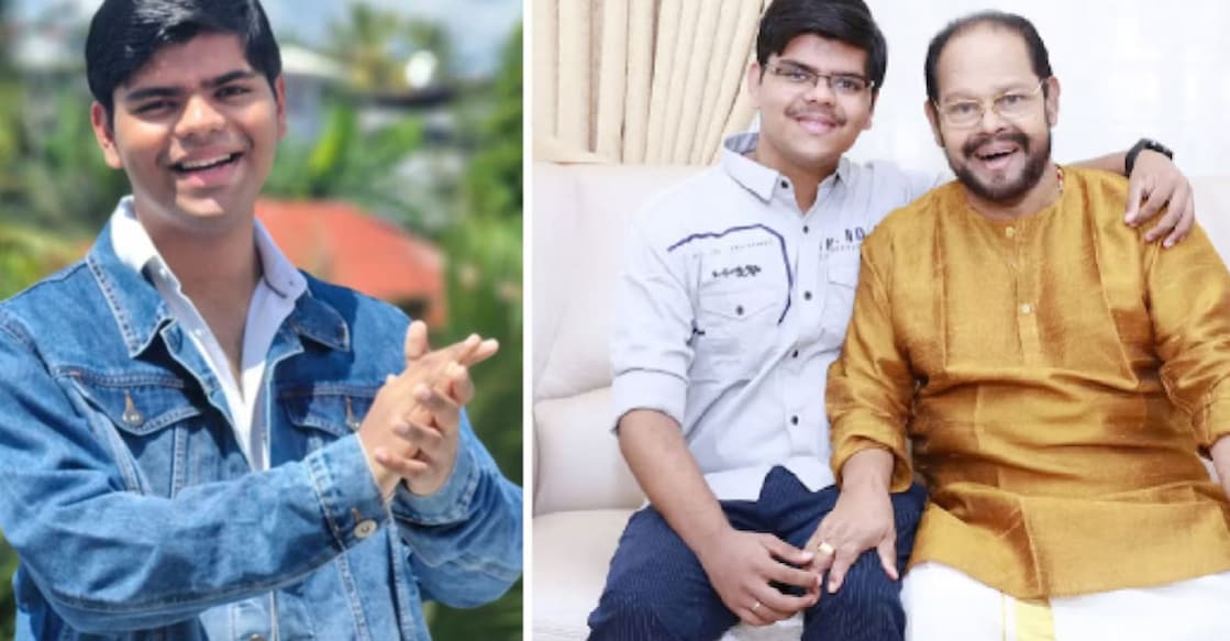 Innocent with the late actor. Photo: Facebook