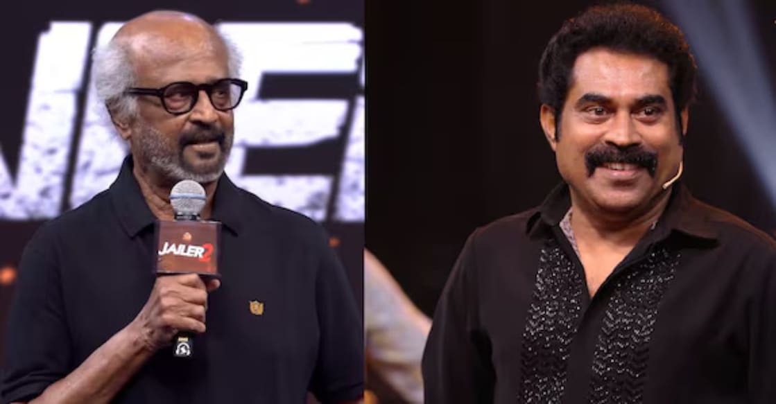 Rajinikanth, Suraj Venjaramoodu. Photo: Instagram
