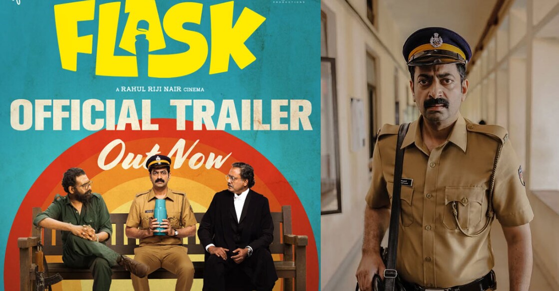 Saiju Kurup in 'Flask'. Photo: Instagram/ boyak_official