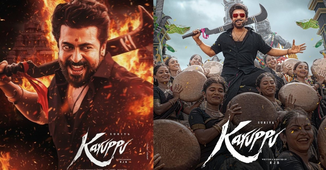 'Karuppu' movie posters. Photo: IMDb
