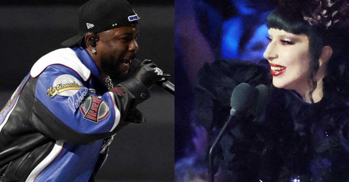 Kendrick Lamar and Lady Gaga. Photos: Reuters/ Mike Segar, Brendan Mcdermid