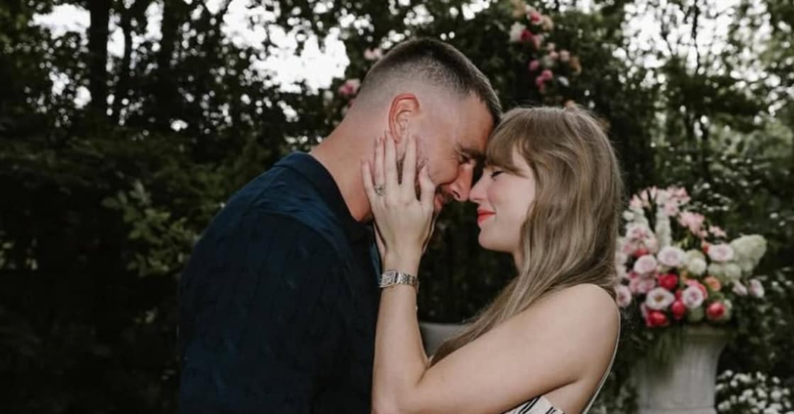 taylor-swift-engagement Taylor Swift-Travis Kelce announce engagement. Here's a timeline of their courtship