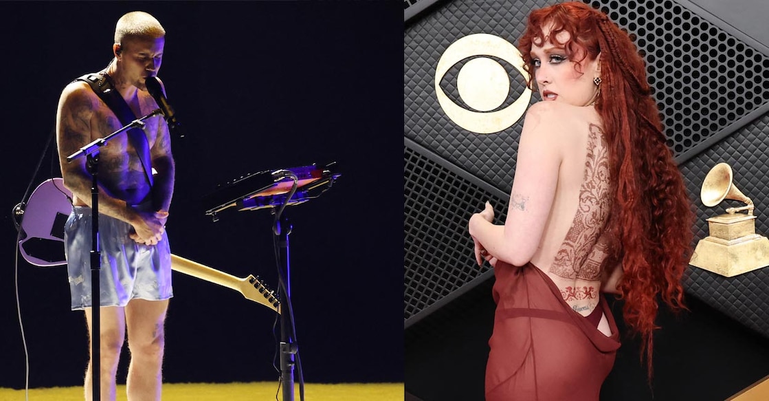 Justin Bieber and Chappel Roan. Photos: AFP