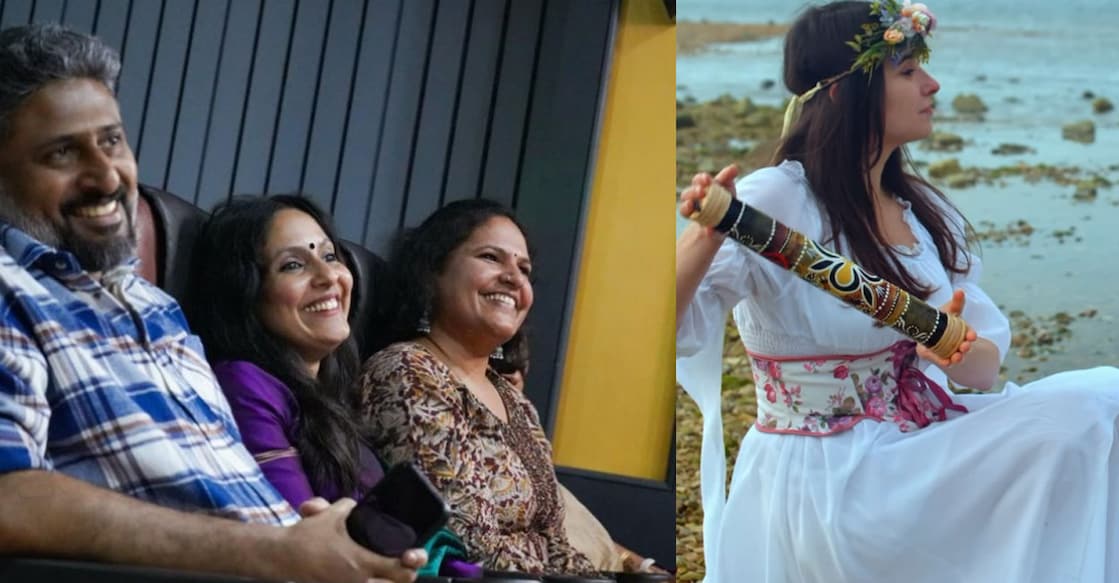 Rakhi with Shruthi and Nandhu. Photo: Instagram