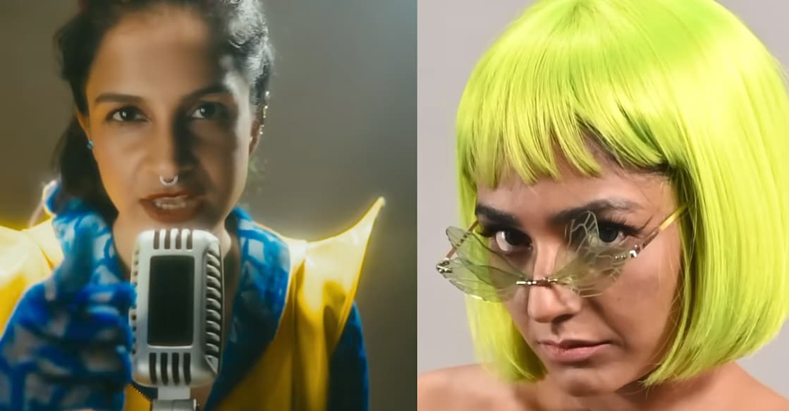 Indulekha also features in the music video along with Rajisha Vijayan, Divya Prabha and Ann Saleem. Photos: YouTube