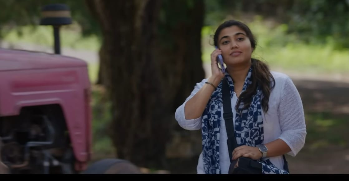 Vismaya Mohanlal in 'Thudakkam'. Photo: Screengrab/YouTube/@AashirvadCinemas