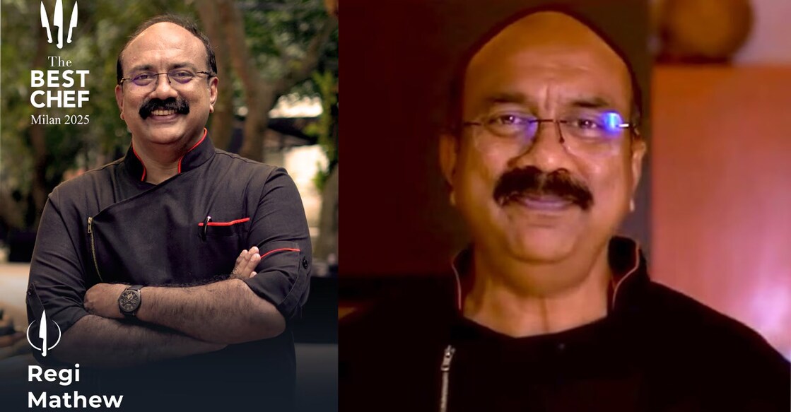 Chef Regi Mathew, who has clinched the coveted One Knife Award at Milan’s Best Chef Awards 2025