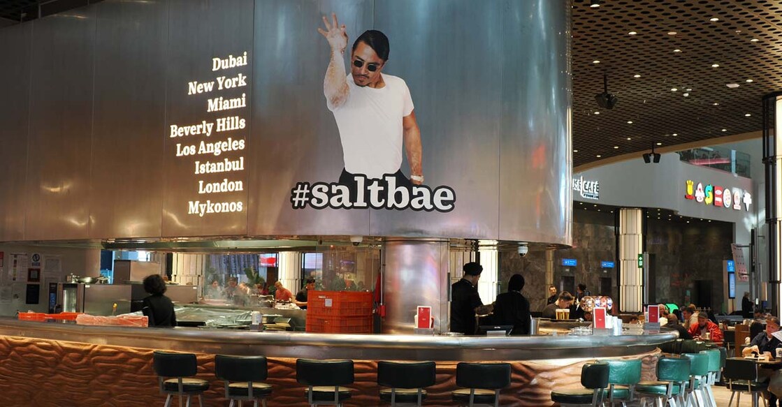 Salt Bae restaurant at Istanbul Airport. Photo: iStock/Alexandre Tziripouloff