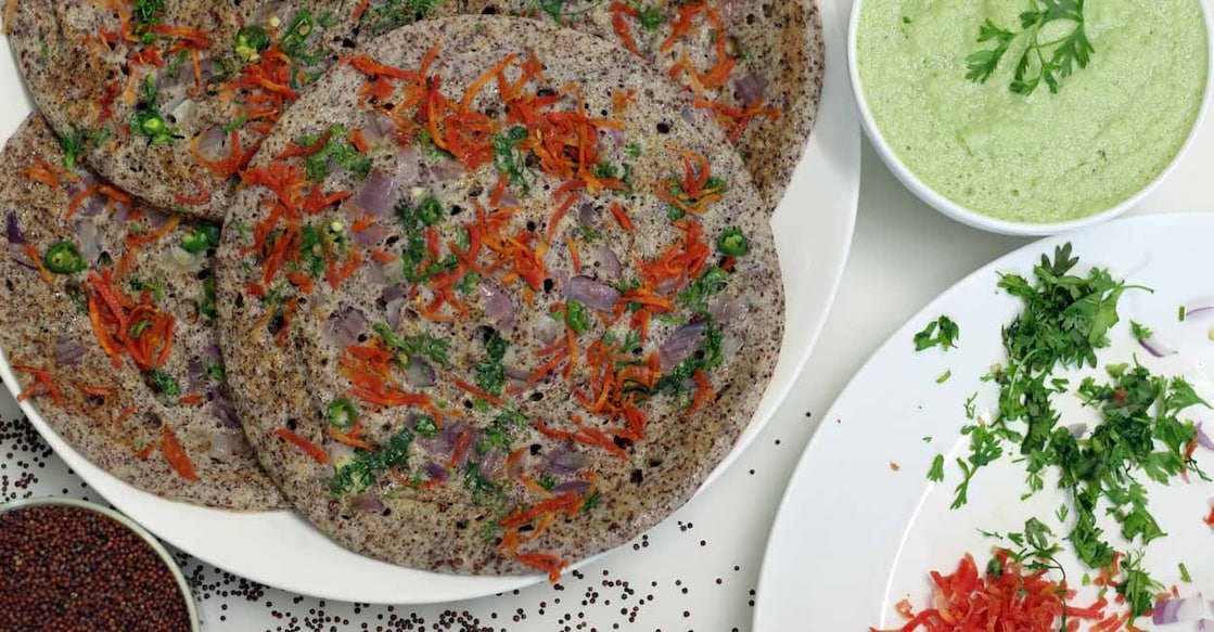 Ragi uthappam. Photo: Shutterstock/Trending Now