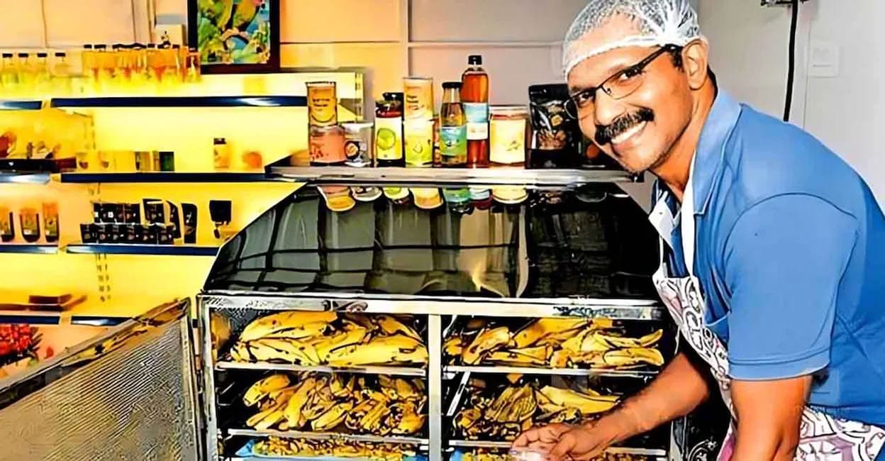 Man who turned discarded banana peels, nutmeg shells into culinary gold