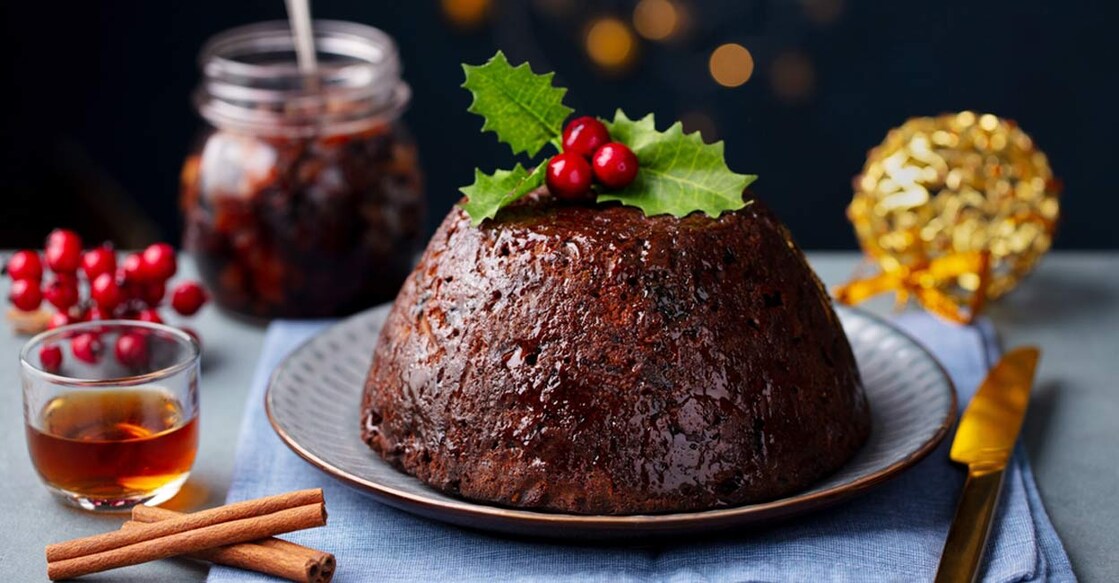 Classic Christmas pudding. Photo: Shutterstock/Anna_Pustynnikova