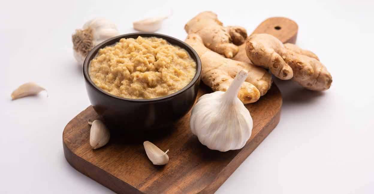 Ginger-garlic paste Photo: Shutterstock/stockimagefactory.com