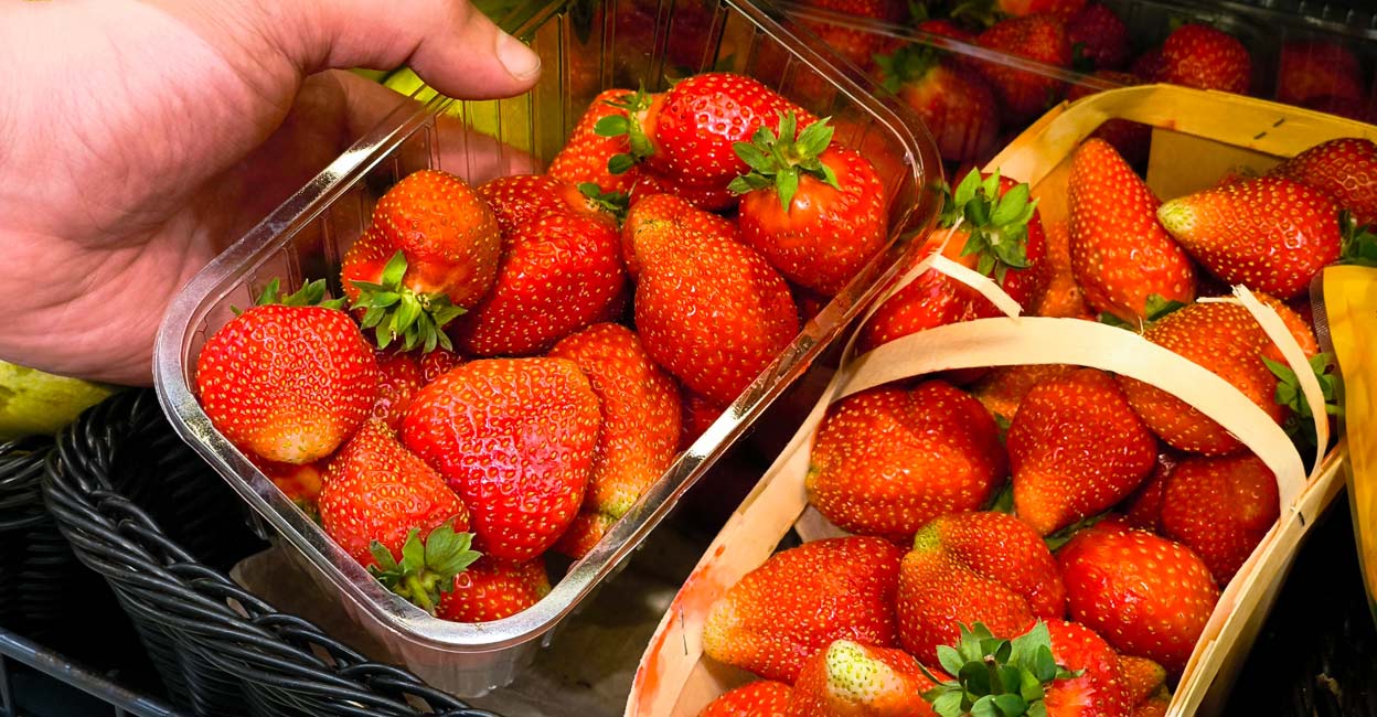Your supermarket strawberries may carry pesticide residue...