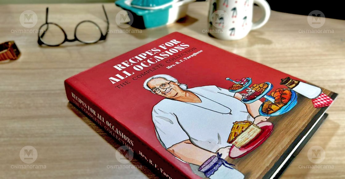 Cover of the the book 'Recipes for All Occasions'. Photo: Onmanorama