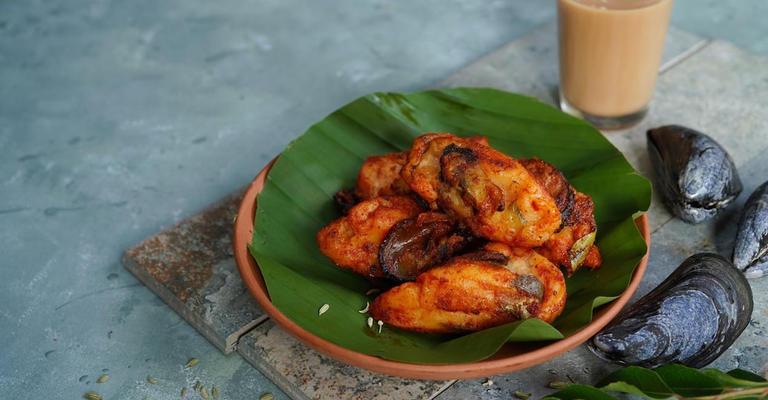 Arikkadukka or stuffed mussels fry. Photo: Shutterstock/vm2002 