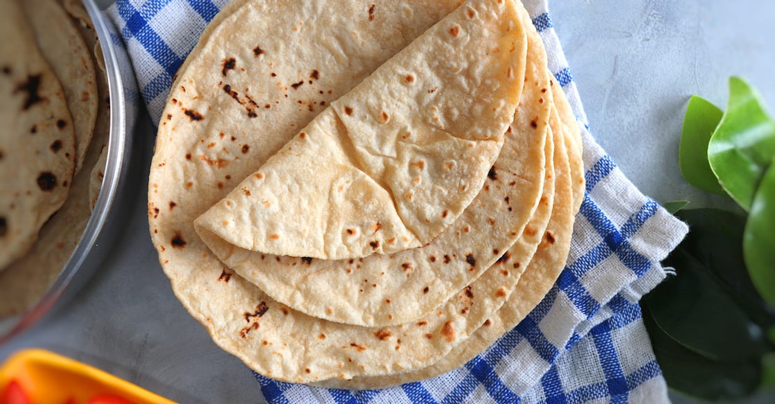 Soft chapathi. Photo: SHutterstock/ManaswiPatil