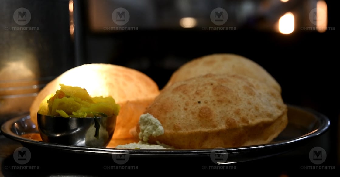 Poori masala from Hotel Anand. Photo; Onmanorama