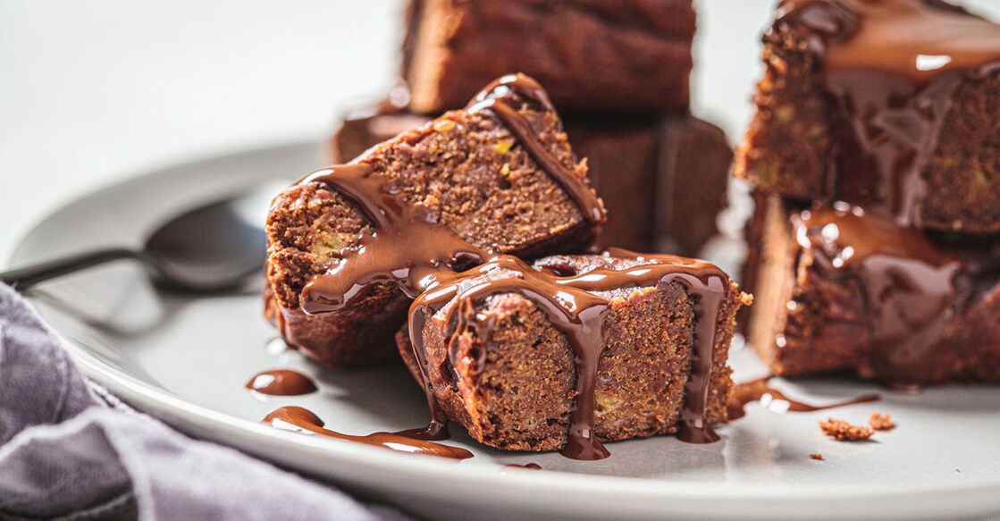 Brownie squares. Photo: iStock/vaaseenaa