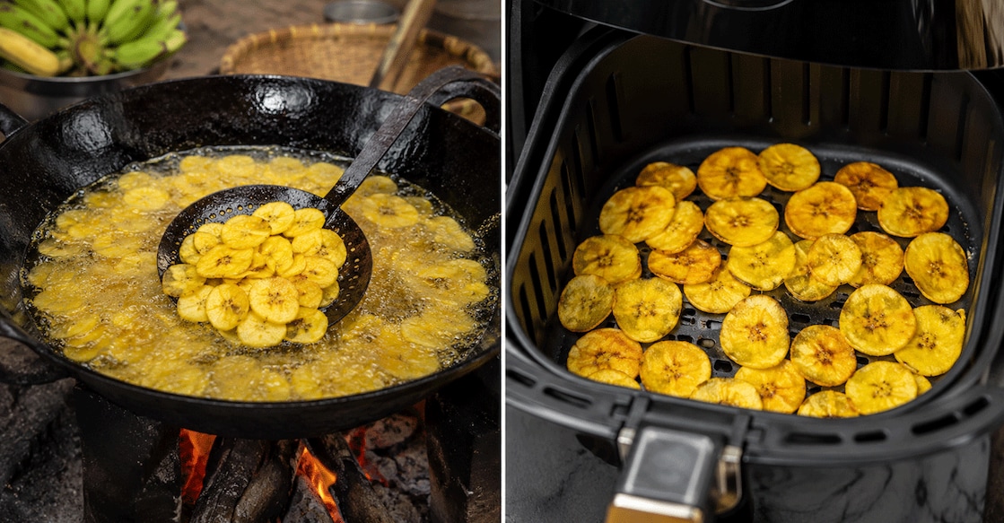 Chip lovers on social media say we can 'have the chips and eat them too' if they are air-fried, instead of limiting or saying no to the delicacy. Photo: AI-Generated photo