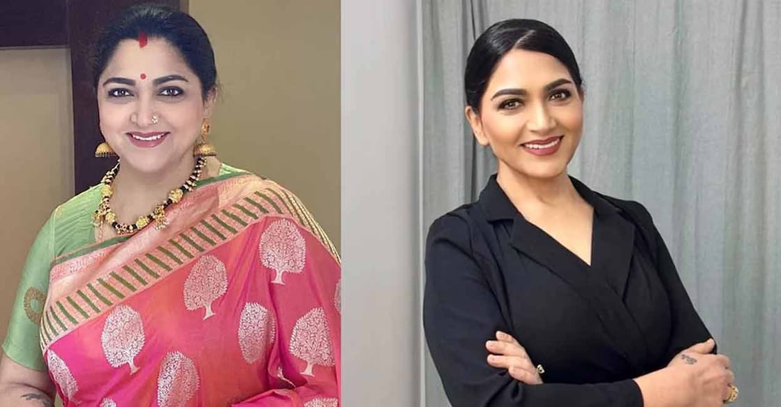 Khushboo, before and after weight loss. Photo: Instagram/@khushboosundar
