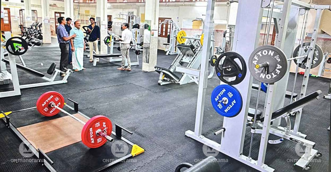 The new fitness centre at Alappuzha's TD Medical College. Photo: Jins Micheal/Manorama